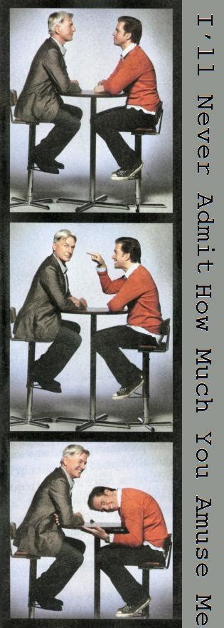 Michael Weatherly and Mark Harmon | Ncis, Ncis funny, Ncis characters