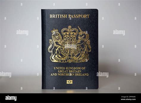 Front Cover Of British Passport Stock Photo Alamy