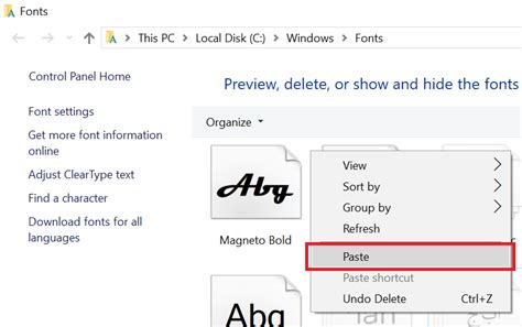 Windows 10 How To Install New Fonts It Support Guides