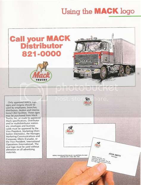 Proper use of Mack Logo - 1985 - Antique & Classic Mack Info ...