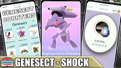 SHOCK DRIVE GENESECT COUNTER GUIDE 100 IVs Moveset BUG STEEL