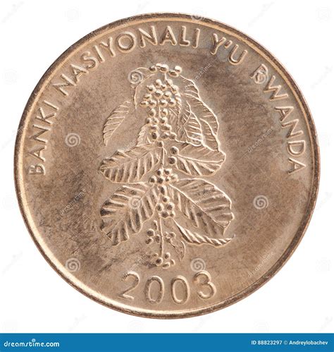 Rwanda Franc Coin Stock Image Image Of Coin Money Symbol 88823297