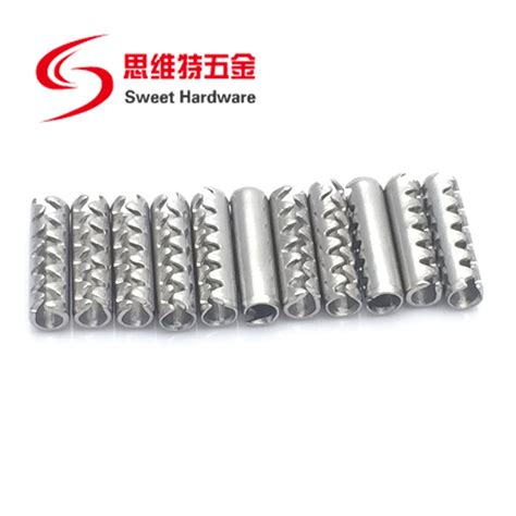 Stainless Steel Toothed Split Spring Loaded Lock Pin