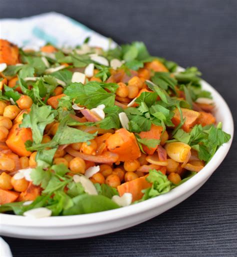 Recipe Sweet Potato And Harissa Chickpea Salad