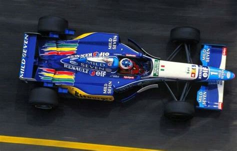 Michael Schumacher Su Benetton B195 Renault Formula Racing Formula 1