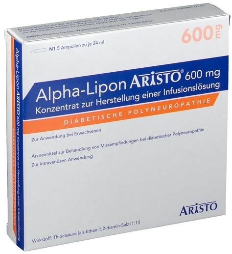 Alpha Lipon Aristo 600 Mg Konzentrat Zur Herstellung Einer