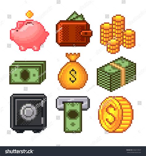 31,130 Pixel Money Images, Stock Photos & Vectors | Shutterstock