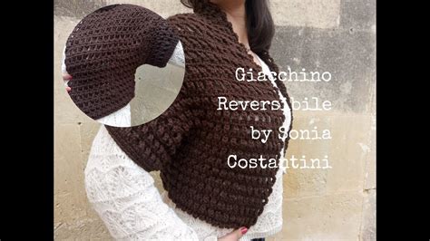 Giacchino Reversibile Tutorial Di Uncinetto Facilissimo Easy Crochet