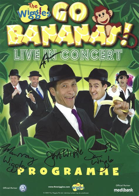 The Wiggles Go Bananas! Live in Concert Programme | Wigglepedia | Fandom