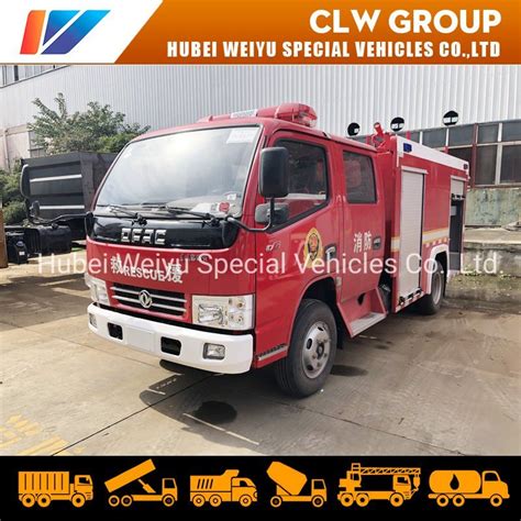 Dongfeng Liters Fire Rescue Water And Foam Tank Fire Fighting Truck