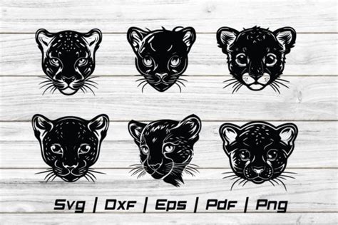 Panther Head Svg Cut File Graphic By Jennadesignsstore · Creative Fabrica