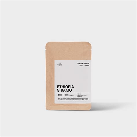 Ethiopia Sidamo Drip Coffee | Bold Flavor by Daily Grind