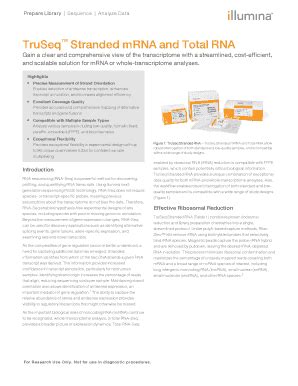 Fillable Online Truseq Stranded Mrna And Total Rna Fax Email Print