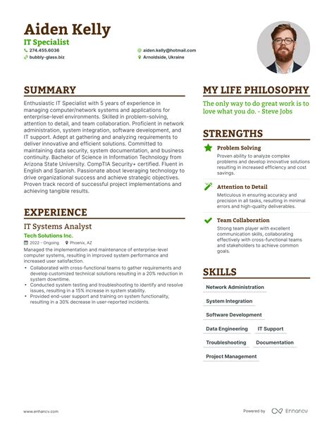 3 IT Specialist Resume Examples How To Guide For 2024