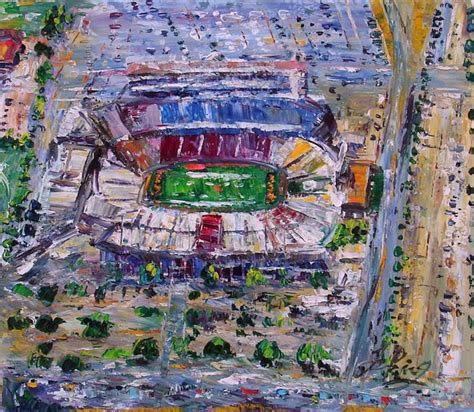 Jones Atandt Stadium Texas Tech U Lubbock Tx Pen Etsy