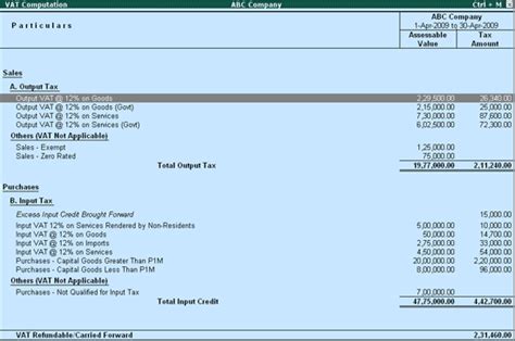 Vat Computation Philippines