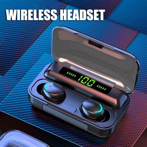 Cheap F9 Waterproof Tws Wireless Bluetooth Headset Mini Stereo Hifi