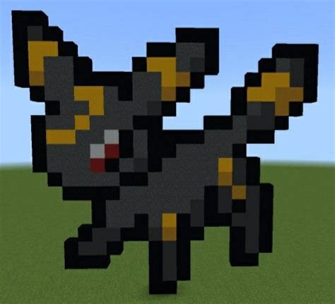 Noctali Pokemon 197 In 2024 Pixel Art Minecraft Pixel Art Pokemon