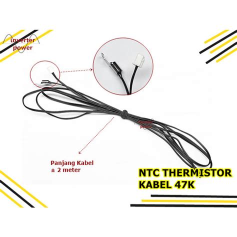 Jual Ntc Thermistor Temperature Sensor K Ntc Fixed Mounting