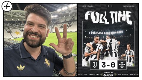 JUVENTUS COMO 3 0 MA CHE BELLO È STATO DALLALLIANZ STADIUM YouTube