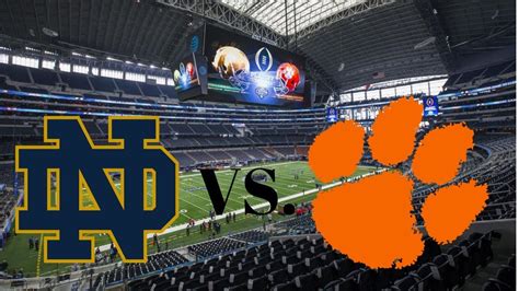 🔴notre Dame Fighting Irish Vs Clemson Tigers 2018 Cotton Bowl Live Play