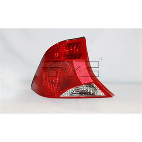 Carlights360 For 2000 2001 2002 2003 Ford Focus Tail Light Assembly Driver Side Left W O