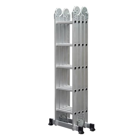 X Step Multi Function Foldable Aluminum Ladder With En Folding