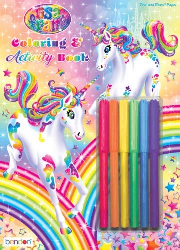 Lisa Frank Coloring And Activity Book With Markers 1 Ct Kroger