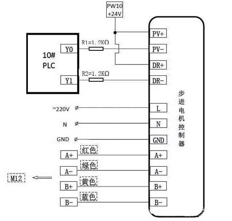 步进电机接线图图解以及步进电机接线颜色的定义