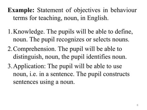 4 Writing Educational Objectives In Behavioural Tem Ppt