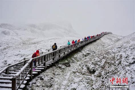 吉林：长白山迎来2022年秋第一场雪 搜狐大视野 搜狐新闻