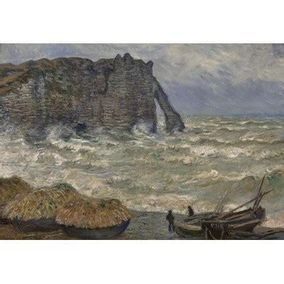 Puzzle Claude Monet Mer Agit E Tretat Grafika F