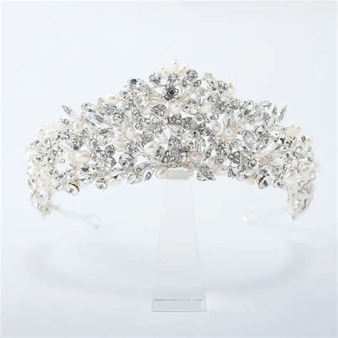 SLBRIDAL Diamantes De Imitaci N De Aleaci N Hechos A Mano Flor De