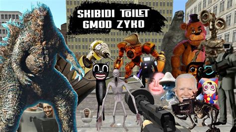 Skibidi Toilets Meets Godzilla Titan Drill Man In Garry S Mod Mobile