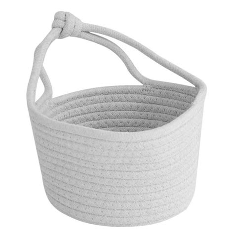 Panier à linge Panier de rangement suspendu en corde de coton