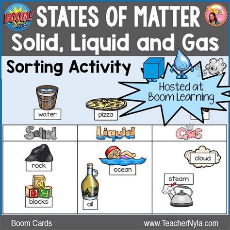 States Of Matter Sorting Activity