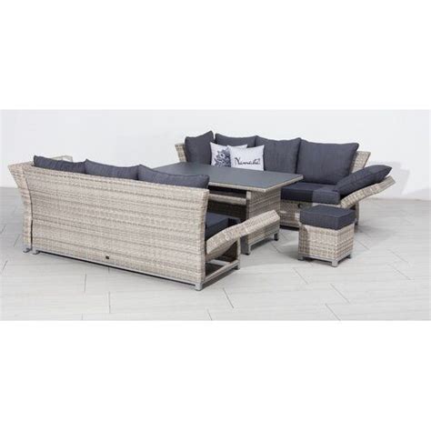 Sitzer Lounge Set Torella Aus Polyrattan Mit Polster Garten Living