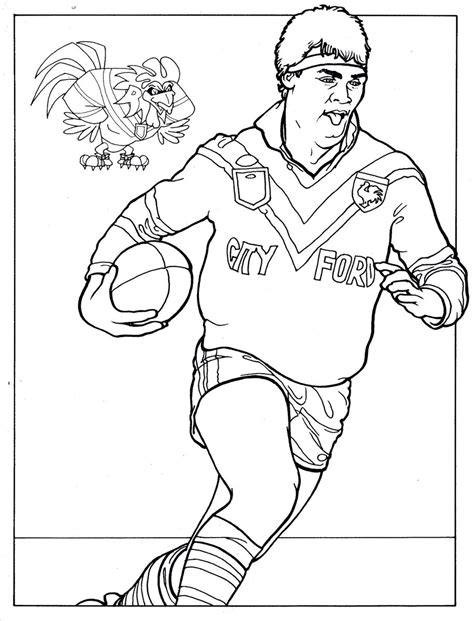 Nrl Teams Coloring Pages Coloring Pages