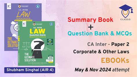 Ca Inter Law Ebooks Shubham Singhal