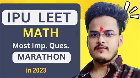 DELHI DIPLOMA WALO BTECH LATERAL ENTRY MATH MARATHON PYQ IPU DTU LEET