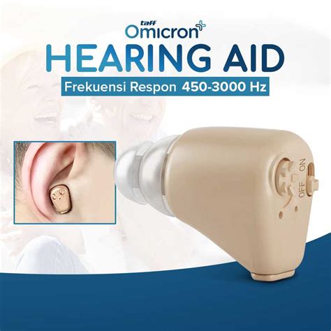 Jual TaffOmicron Alat Bantu Dengar In Ear Hearing Aids K 88