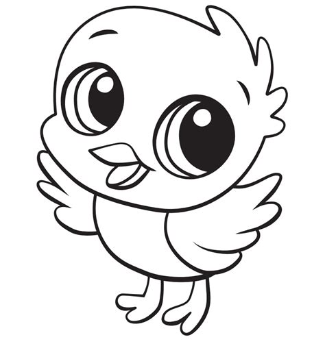 Cute Chicken Coloring Pages Free Printable Templates