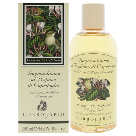 L Erbolario Honeysuckle Perfumed Shower Gel Body Wash Gently Caresses And