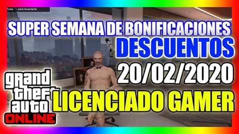 Semana Bonificaciones Gta V Online Descuentos Gta Online Doble