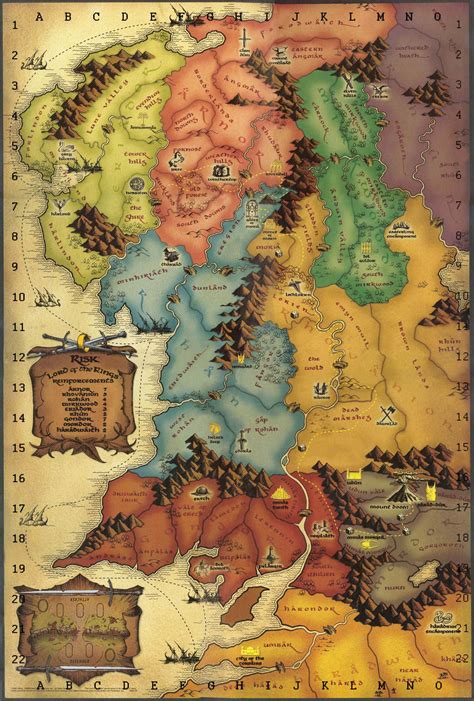 Map Of Lord Of The Rings - be happy in life quotes