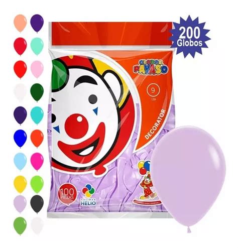 Balão látex Payaso Decorator redondo lilás 9 200 unidades MercadoLivre