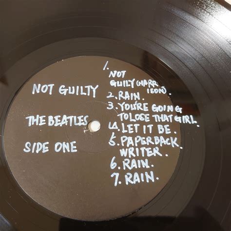 Lp The Beatles Not Guilty Uk Mcs