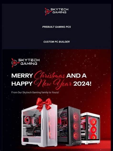 Skytech Gaming We Hope You Had A Joyful Christmas And Wish You A Happy