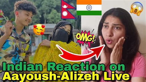 Indian Reaction On Nepal Aayoush Alizeh Fun Live Crazzy Pikku