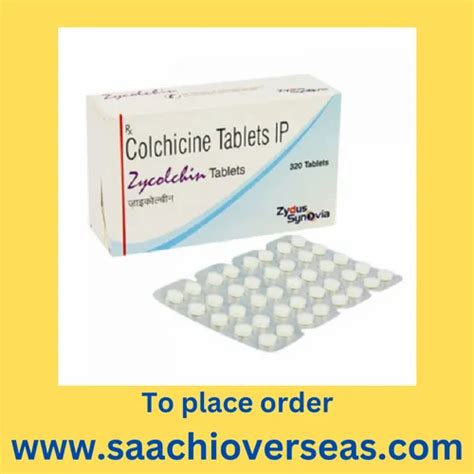 Zycolchine Colchicine 0 5mg Tablets At Rs 34 Stripe In Nagpur ID